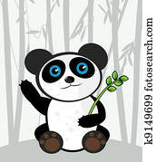 Cartoon panda Cartoon panda