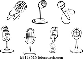 ראטרו, מיקרופונים, רושם