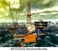 Oil rig Oil rig