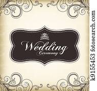 Vintage frame (Wedding Ceremony) Vintage frame (Wedding Ceremony)