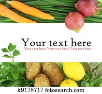 Background of fresh vegetables