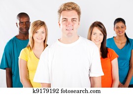 group of multiracial people