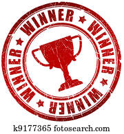 Winner stamp Winner stamp