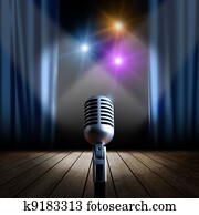 ביים, ו, ראטרו, מיקרופון