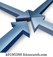 Business Team Coming Together