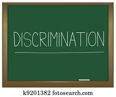 Discrimination concept.