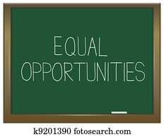 Equal opportunities.