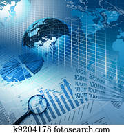 geschaefts, tabellen, und, schaubilder