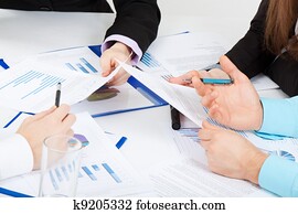 young business people in office young business people in office