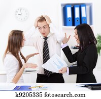 young business people in office