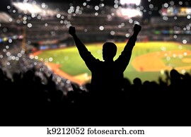 Crowd on the stadium Crowd on the stadium