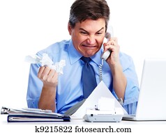 stressed, businessman.