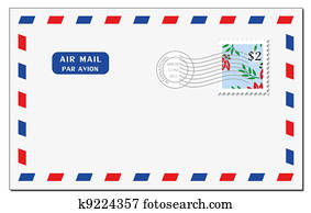 Air mail envelope