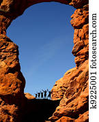 Family Hiking in Arches National Park Family Hiking in Arches National Park