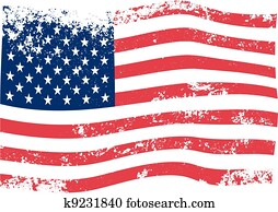 amerikaner flag, vektor