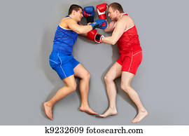 boxing, op de vloer