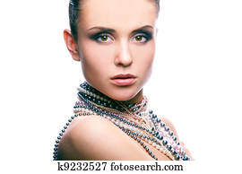 Portrait with pearls Portrait with pearls
