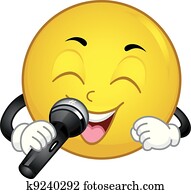 singen, smiley singen, smiley