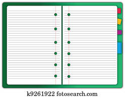 Green notebook Green notebook