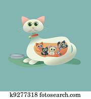 cat and kitty cat and kitty