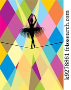 circus acrobat circus acrobat