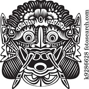 Indo mask. Indo mask.