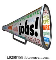 Jobs Bullhorn Megaphone Career Work Employment Jobs Bullhorn Megaphone Career Work Employment