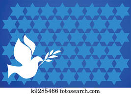 שלום, יונה, ב, רקע כחול