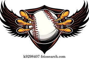 adler, baseball, talons, und, klauen, vektor, abbildung adler, baseball, talons, und, klauen, vektor, abbildung