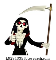 pulgares arriba, grim reaper