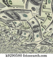 us currency, background