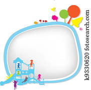 children silhouettes playground children silhouettes playground