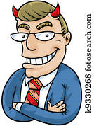 Devilish Businessman
