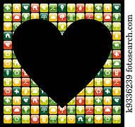Global green mobile phone apps love Global green mobile phone apps love