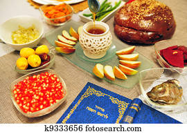 judeu, feriados, -, rosh hashanah