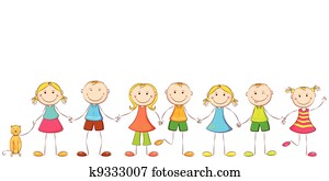 아이, 손을 잡는 것