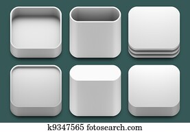 App icons for iphone and ipad applications. App icons for iphone and ipad applications.