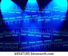 background music notes background music notes