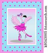 Dancing Flamingo Ballerina Dancing Flamingo Ballerina