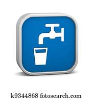 Drinking water sign Drinking water sign
