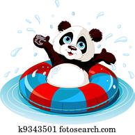 Summer fun Panda Summer fun Panda