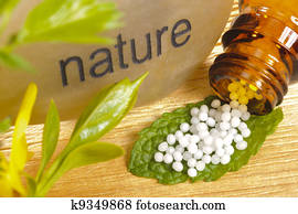 תרופה של אלטרנטיבה, עם, הומיאופתיה, ו, כדוריות