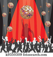 1970's disco party invitation 1970's disco party invitation