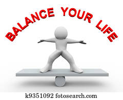 3d man - balance your life 3d man - balance your life