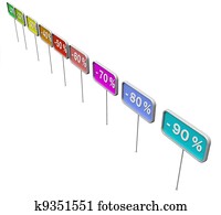 ３ｄ, プレート, ∥で∥, 割引, 上に, a, 白い背景, 隔離された