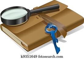 detective notebook and key detective notebook and key