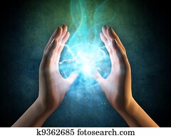 Energy from hands Energy from hands