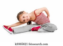 niña, gimnasta