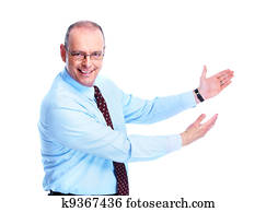 uitvoerend, businessman.