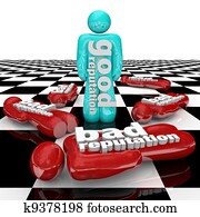 Good Reputation Person Wins Advantage Vs Not Reputable Others